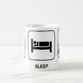 Mug Mangez le tour de sommeil (Centre)