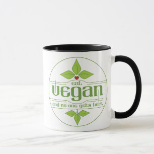 Mug Mangez le végétalien et personne obtient le mal