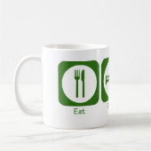 Mug Mangez le VERT de spelunk de sommeil (Gauche)