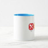 Mug Mangez le yoga de sommeil (Centre)