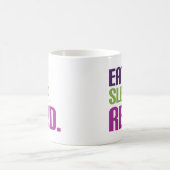 Mug Mangez les chemises et les cadeaux lus par sommeil (Centre)