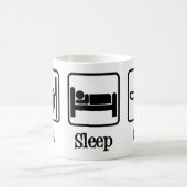 Mug Mangez les cheveux coupés du sommeil (Centre)