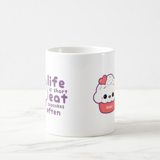 Mug Mangez les petits gâteaux souvent (Centre)