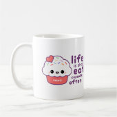 Mug Mangez les petits gâteaux souvent (Gauche)