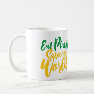Mug Mangez les Plantes sauvez le monde