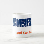Mug Mangez les zombies et panier Halloween Emo Goth Bl (Centre)