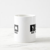 Mug Mangez l'oiseau de sommeil (les poubelles) (Centre)