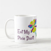 Mug Mangez ma fée de la poussière de lutin drôle (Gauche)
