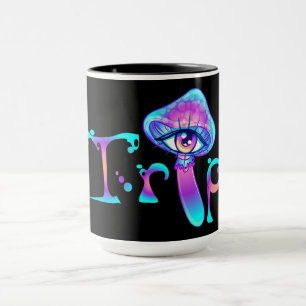 Mug Mangez-moi Champignons et voyage