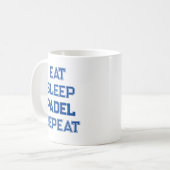 Mug mangez padel de sommeil répéter padel joueur simpl (Devant gauche)