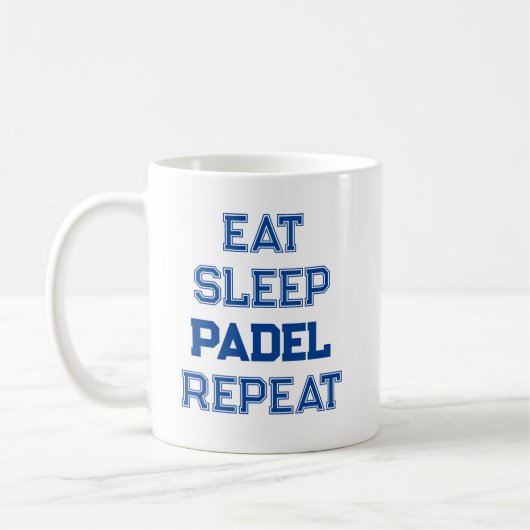 Mug mangez padel de sommeil répéter padel joueur simpl (Gauche)
