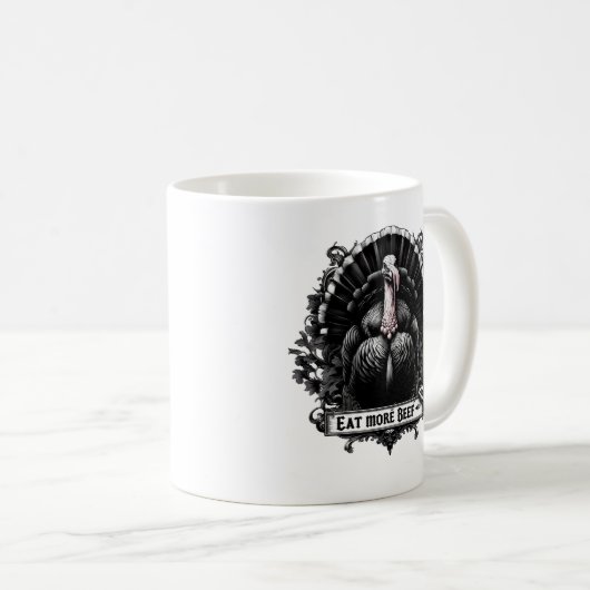 Mug Mangez plus de boeuf 07 (Devant droit)