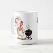 Mug Mangez Plus De Boeuf ! Poulet (Devant gauche)