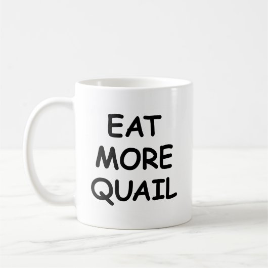 Mug Mangez plus de cailles (Gauche)
