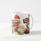 Mug Mangez Plus de Porc (Devant droit)