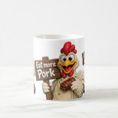 Mug Mangez Plus de Porc (Centre)