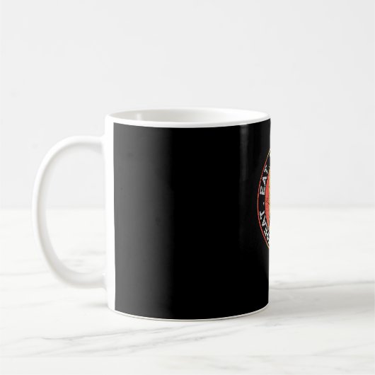 Mug Mangez Sleep Badminton Répéter Funny Racket Shuttl (Gauche)