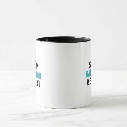 Mug Mangez Sleep Badminton Répéter le lecteur Shuttlec (Centre)