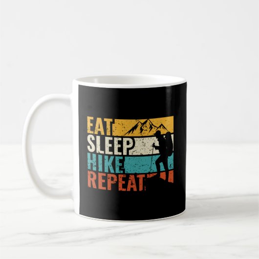 Mug Mangez Sleep Hike Répéter Camg Randonnée (Gauche)