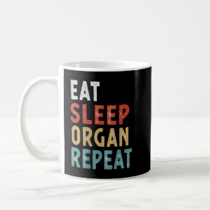 Mug Mangez Sleep Organ Répéter Drôle Joueur Drôle Idée