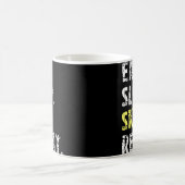 Mug Mangez Sleep Ski Repeat - Fun Skiing Cadeau (Centre)