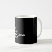 Mug Mangez Sleep Snow Ski Répéter (Devant droit)