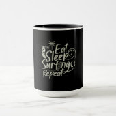 Mug Mangez Sleep Surfing Répéter (Centre)