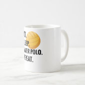 Mug Mangez Sleep Water Polo Répétez Water Polo Player  (Devant droit)