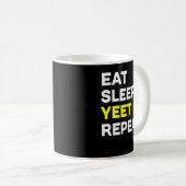 Mug Mangez Sleep Yeet Répéter Funny Dance Slang Basket (Devant droit)