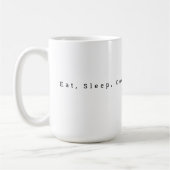 Mug Mangez, Sommeil, Code, Commit, Répéter la coupe (Gauche)