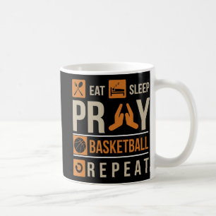 Mug Mangez Sommeil Pray Basketball Répéter Athlète cat