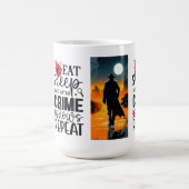 Mug Mangez une montre de veille (Centre)