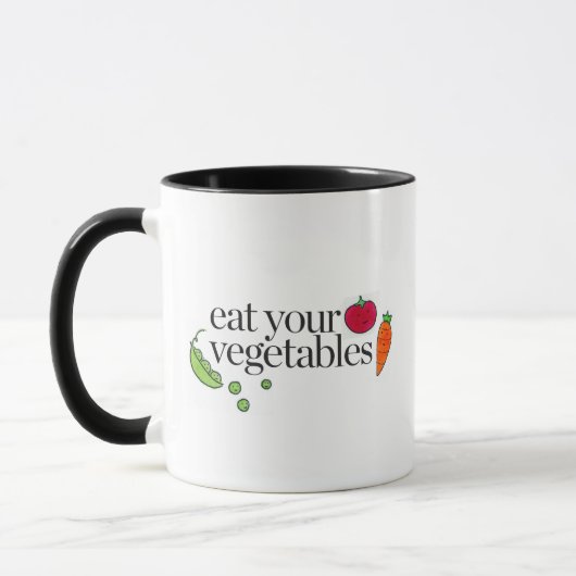 Mug Mangez vos légumes (Gauche)