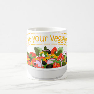 Mug Mangez vos Légumes Citer salade fraîche mélange bo