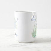 Mug Mangez Yoga Dormir, Fun Dit Aquarelle Dragonfly (Centre)