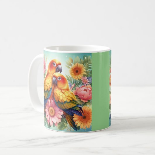 Mug Mango et Tango, tweets doux (Devant gauche)