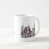 Mug Manhattan New York aquarelle (Devant droit)
