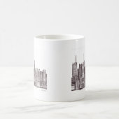 Mug Manhattan New York aquarelle (Centre)