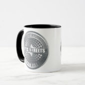 Mug Manhole Staten Island Grey (Devant gauche)
