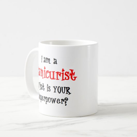 Mug manicuriste (Devant gauche)