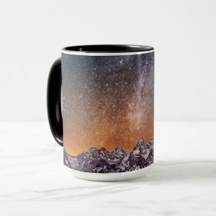 Mug Manière laiteuse au-dessus de Teton grand