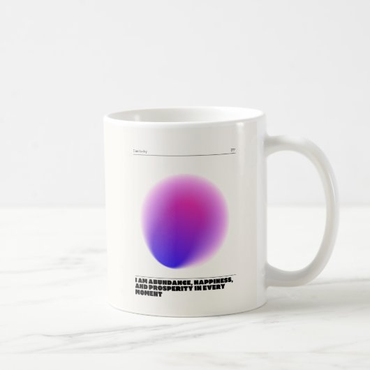 Mug manifestation d'affirmations quotidiennes (Droite)