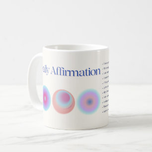 Mug manifestation d'affirmations quotidiennes