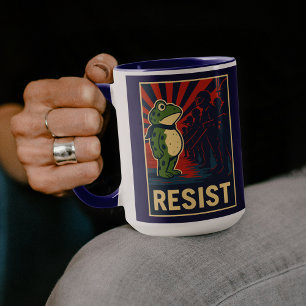 Mug Manifestation de la Grenouille de Portland