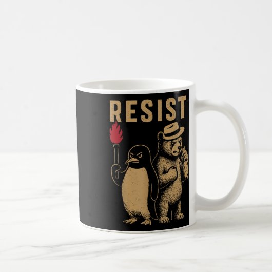 Mug Manifestation de Pingouins Contre Tari (Droite)