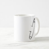 Mug Manifestation silencieuse sur la broche de sécurit (Devant droit)