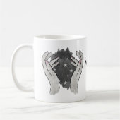 Mug Manifester la vie de mes rêves mais premier café (Gauche)