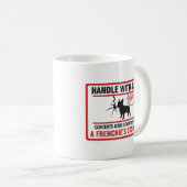 Mug Manipuler avec soin Bouledogue français Sensible d (Devant droit)