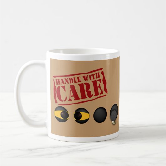 Mug Manipuler avec soin nouveauté (Gauche)