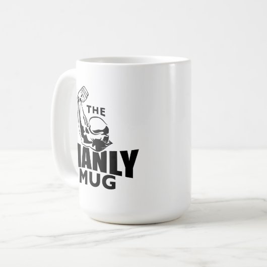 Mug Manly Mug, avec Unicorn (Devant gauche)